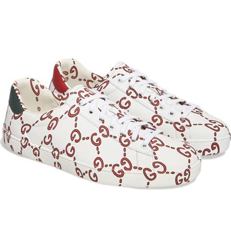 gucci ace sneakers with gg print